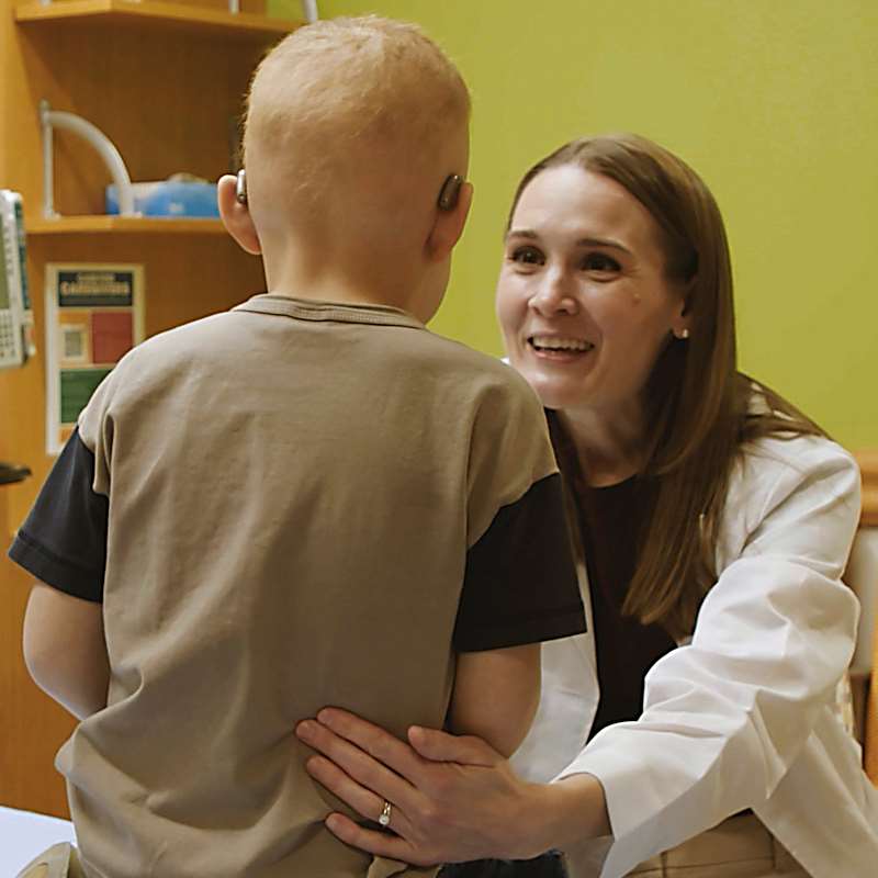 Physician with Child