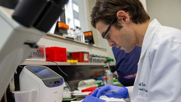 Researcher in Lab