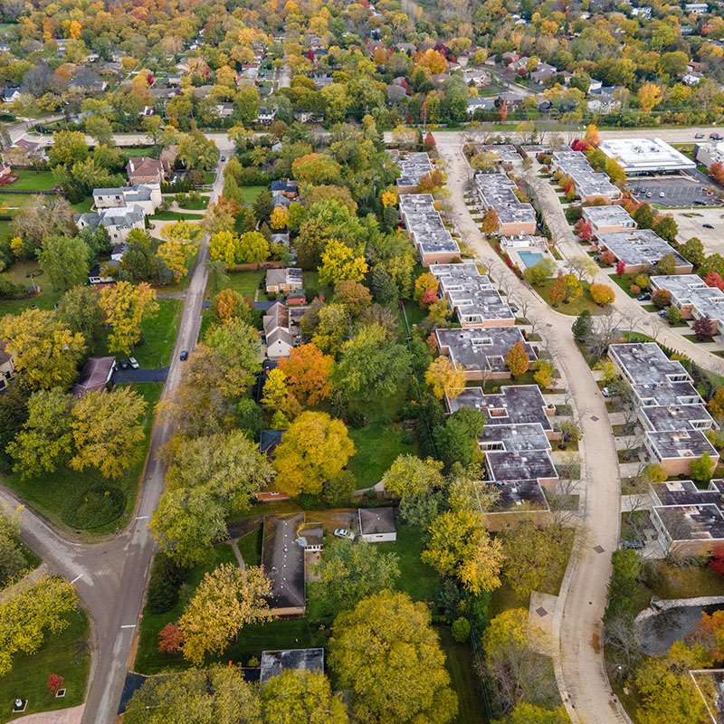 neighborhood aerial