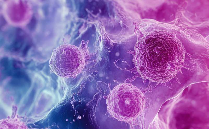Illustration of B Cell Lymphoma