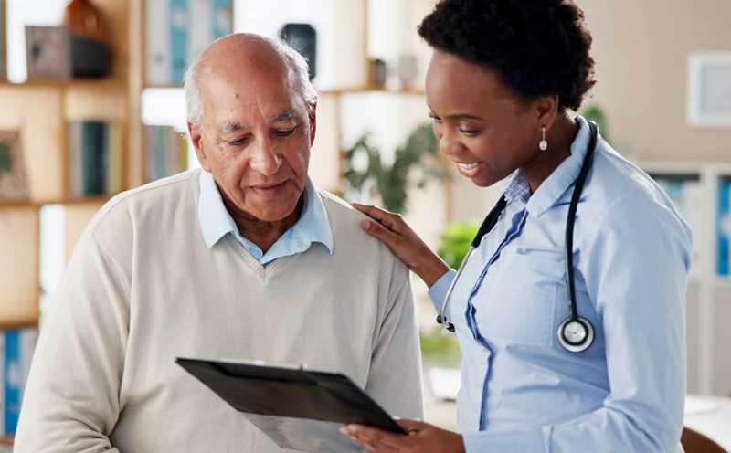 Doctor Consulting with Man