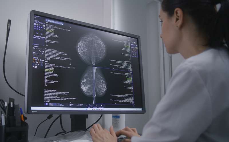 Doctor Examining Mammogram