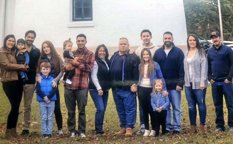 US Veteran and Cancer Patient Robin Dresen and Family
