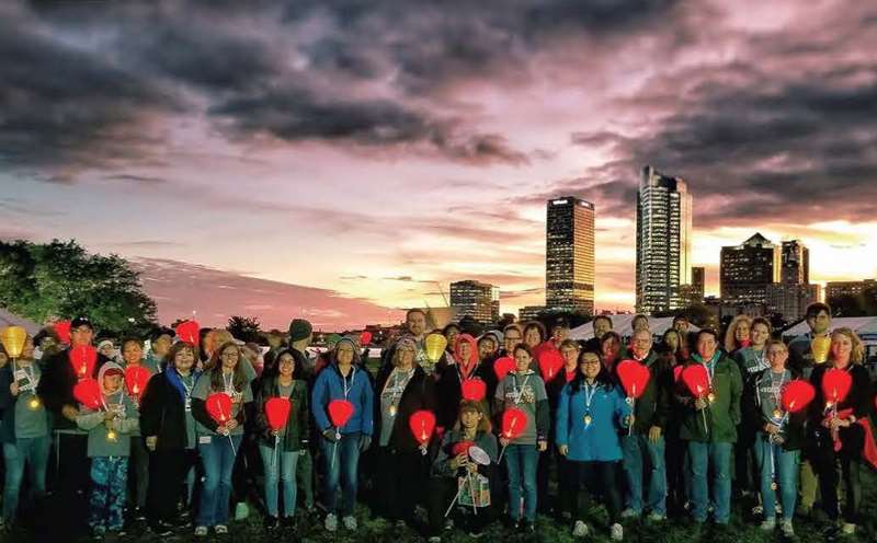 Leukemia & Lymphoma Society Light the Night Participants